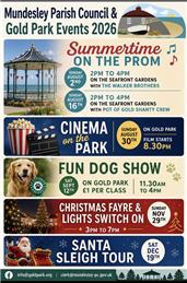 Summertime and Xmas events 2026